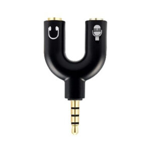 Adaptador Stereo 3.5 mm Macho a Dual 3.5 mm H BROBOTIX 181802-2