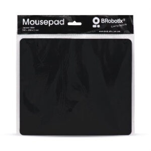Mouse Pad Ultra Delgado Negro con Bolsa BROBOTIX 497264
