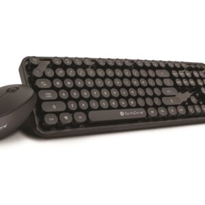Teclado y Mouse Óptico Inalámbrico TECHZONE TZ19COMB01-INA