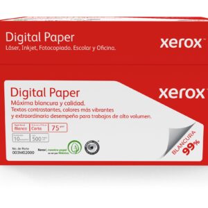 Papel Bond Digital Paper Carta XEROX Rojo