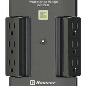Protector de voltaje, 2500 VA /2000 W, 6 cont KOBLENZ PV-2500 D