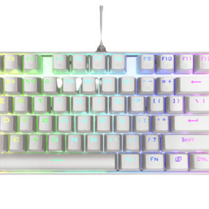 Teclado Mecánico Redragon Kumara White RGB
